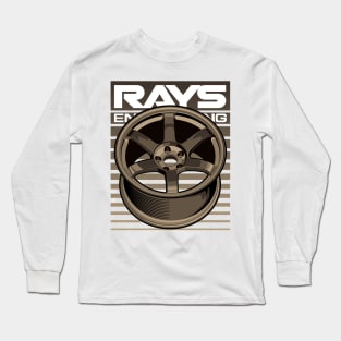 Volk Racing TE37 Wheel Long Sleeve T-Shirt